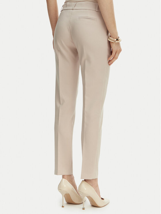 Rinascimento Rinascimento Штани з тканини CFC0128638003 Бежевий Slim Fit