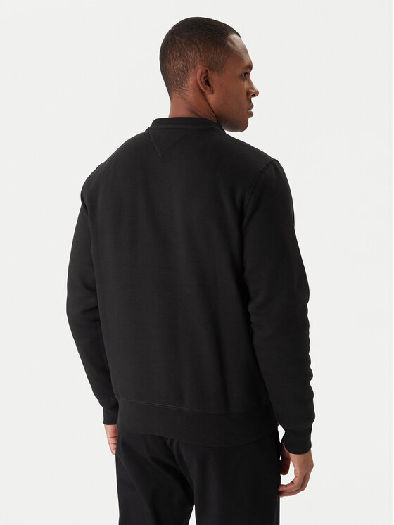 Tommy Hilfiger Tommy Hilfiger Bluză Logo MW0MW11596 Negru Regular Fit