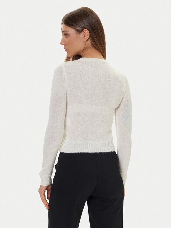 Gaudi Gaudi Kardigan 521BD53011 Écru Regular Fit