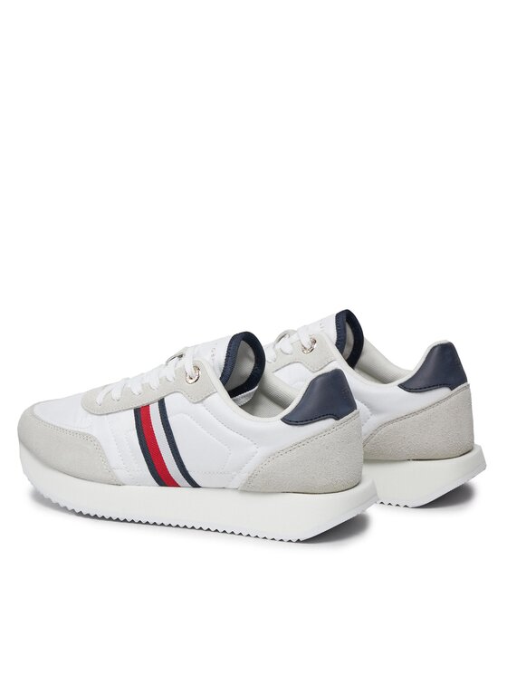 Tommy Hilfiger Tommy Hilfiger Tenisice Essential Runner Global Stripes FW0FW07831 Bijela