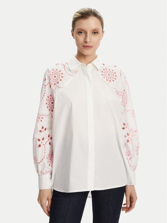 French Connection French Connection Hemd 72YBB Weiß Relaxed Fit