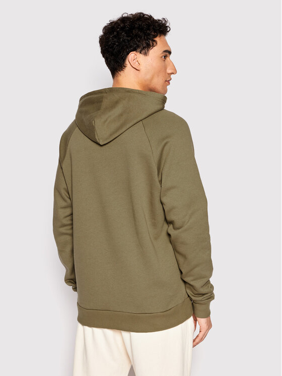 Under Armour Under Armour Bluza Ua Rival Fleece Big Logo 1357093 Zielony Loose Fit