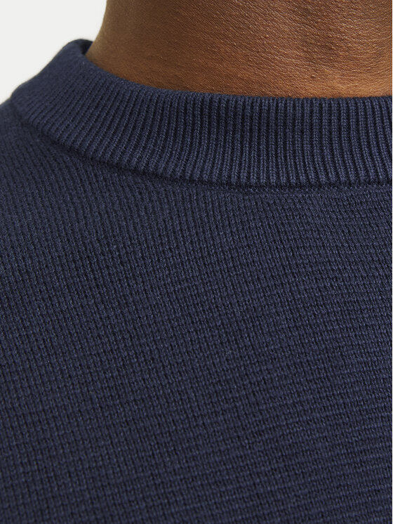 Jack&Jones Jack&Jones Sweater Merino 12216817 Sötétkék Regular Fit