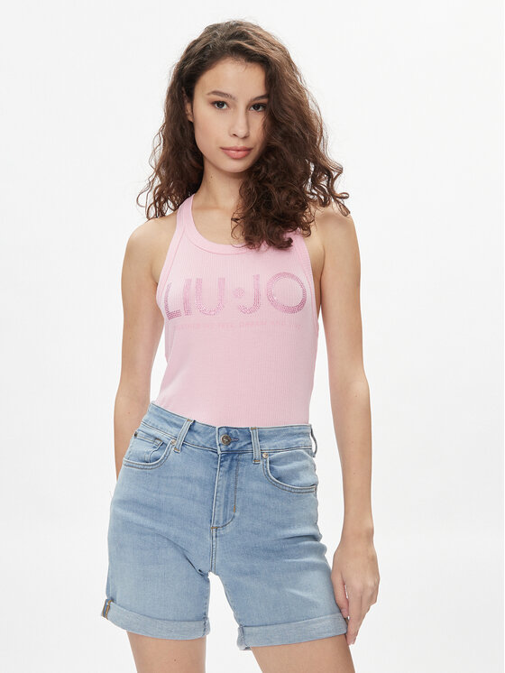 Liu Jo Top MA4327 J4695 Ružová Slim Fit