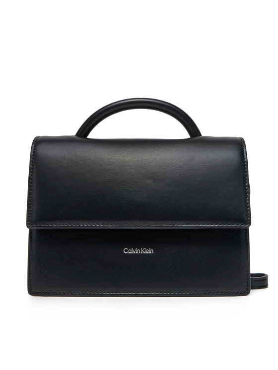 Calvin Klein Kabelka Ck Linn Top Handle Crossbody K60K613162 Čierna