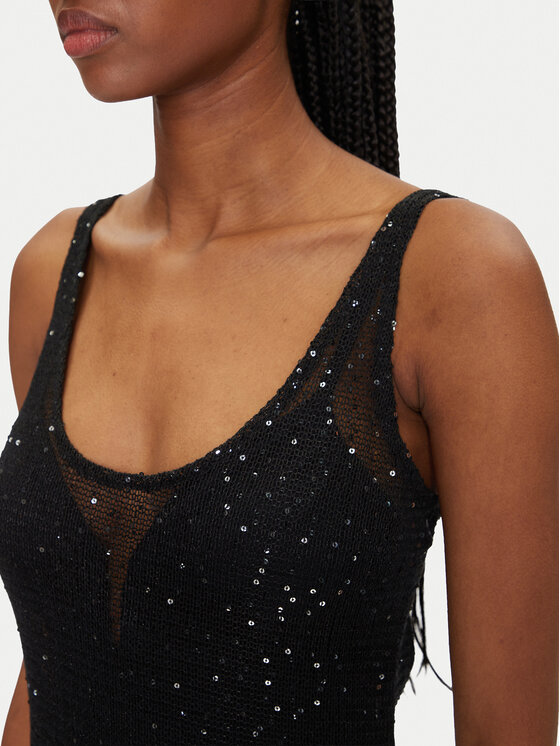 Guess Guess Sukienka plażowa E5GK01 KCR20 Czarny Bodycon Fit