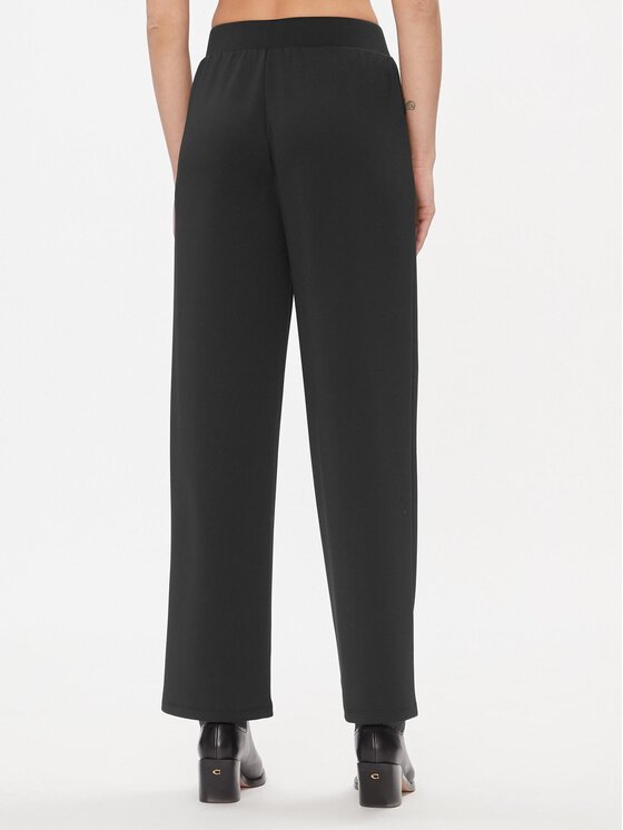 Vero Moda Vero Moda Medžiaginės kelnės 10296830 Juoda Relaxed Fit