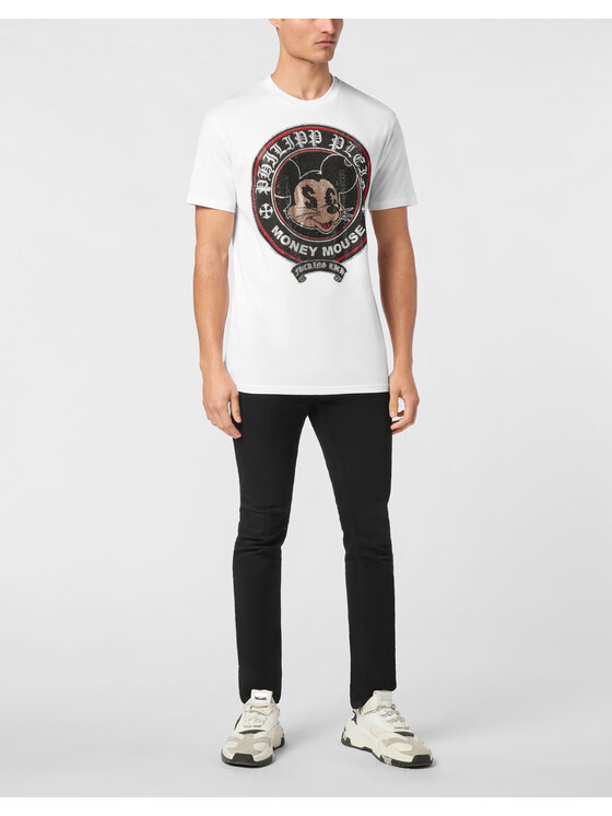 PHILIPP PLEIN PHILIPP PLEIN Tričko 23505 Biela Regular Fit