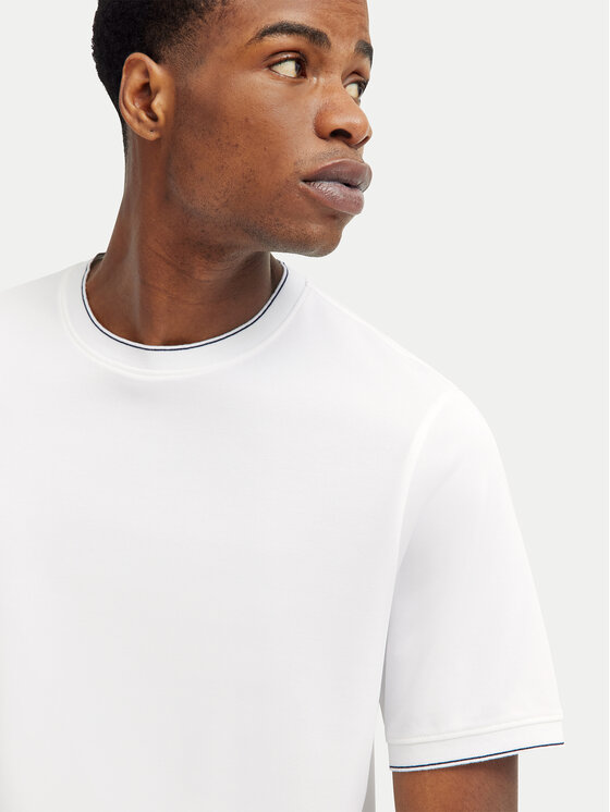 Bugatti Bugatti T-Shirt 8350-75091C Λευκό Regular Fit