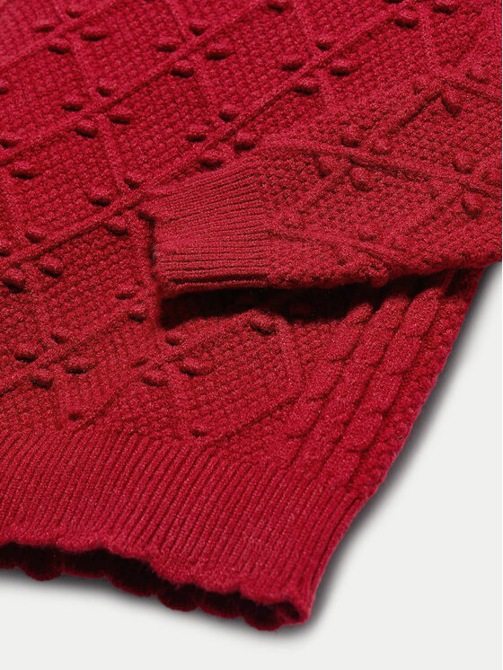 Abel & Lula Abel & Lula Sweter 5826 Czerwony Regular Fit