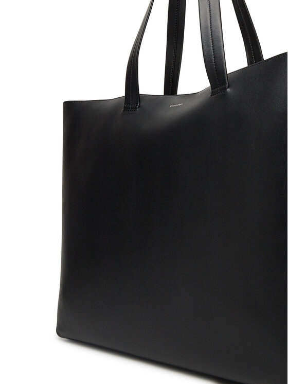 Calvin Klein Calvin Klein Tasche Ck Premium Leather E/W Tote Xl K50K512894 Schwarz