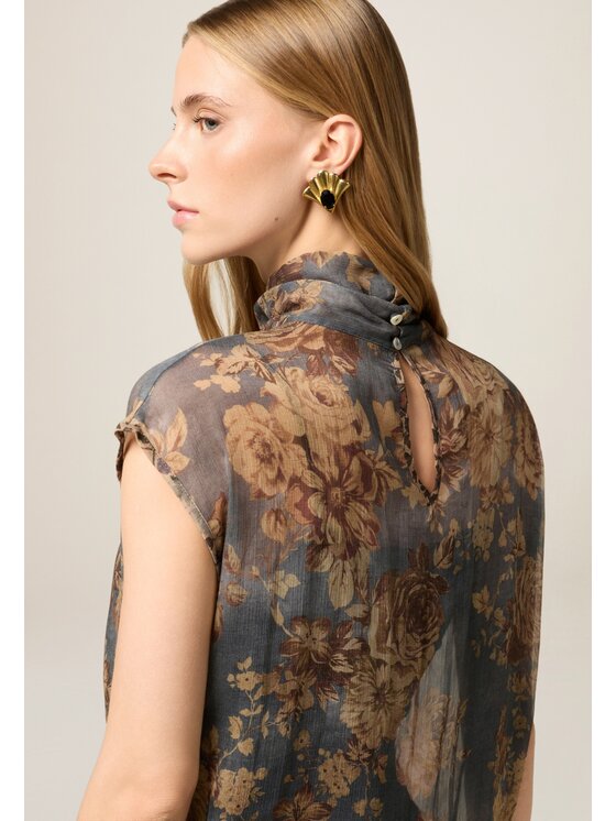 Oltre Oltre Blusa 2032J000797N0Z2 Écru Regular Fit