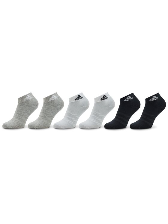 adidas Zemās zeķes unisex Thin and Light Sportswear Ankle Socks 6 Pairs IC1307 Pelēks