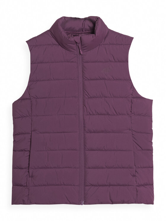 4F 4F Kamizelka BASIC+ Fioletowy Slim Fit