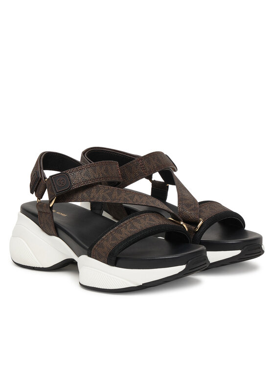 MICHAEL Michael Kors MICHAEL Michael Kors Sandały Bowie Sandal 43S6BWFA1B Brązowy