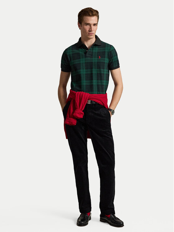 Polo Ralph Lauren Polo Ralph Lauren Tricou polo 710B28283001 Verde închis Regular Fit