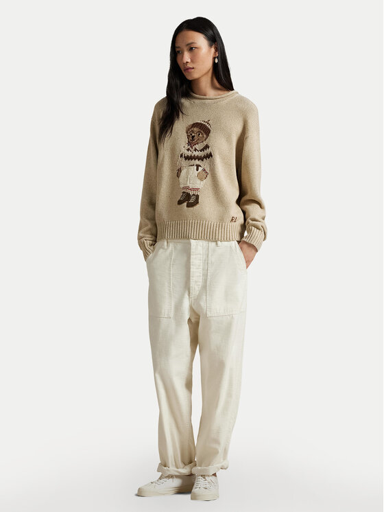 Polo Ralph Lauren Polo Ralph Lauren Sweter 211978315001 Beżowy Relaxed Fit