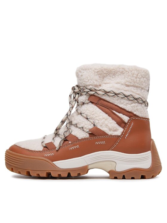 Clarks Clarks Μποτάκια Althike Up Wp 261734084 Μπεζ