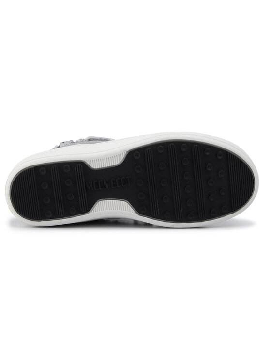 Moon Boot Moon Boot Śniegowce Pulse Mid Disco Plus 241038001 Srebrny