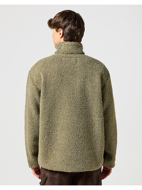 Wrangler Wrangler Kurtka zimowa CASEY SHEARLING JACKET Zielony Regular Fit
