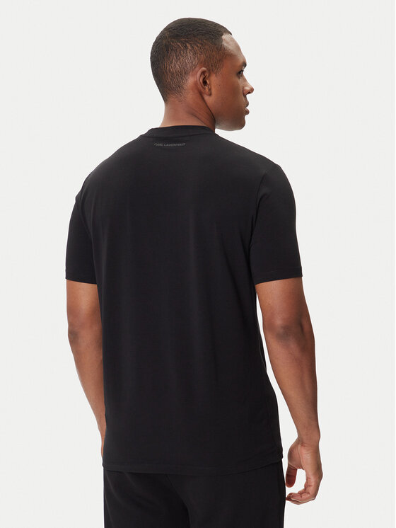KARL LAGERFELD KARL LAGERFELD T-krekls 755750 500221 Melns Regular Fit
