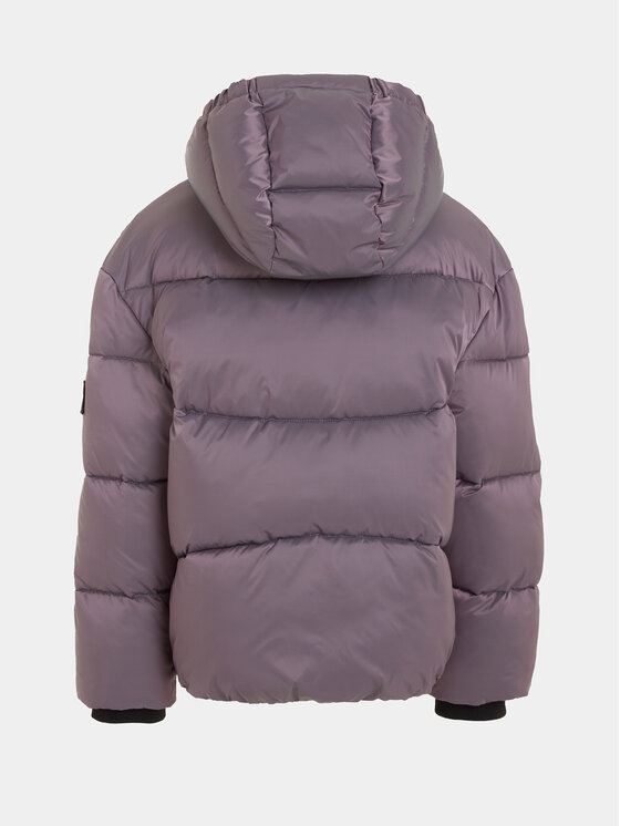 Calvin Klein Jeans Calvin Klein Jeans Пухено яке Hyper Two Tone IB0IB01818 Виолетов Regular Fit
