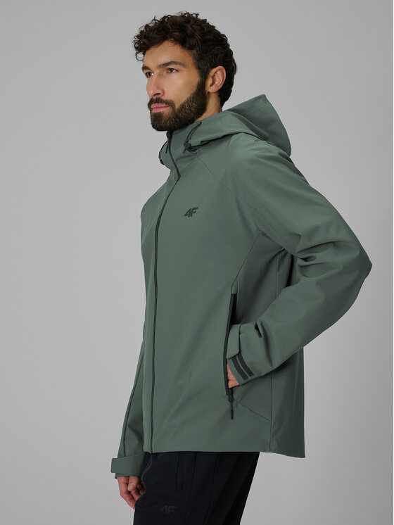 4F 4F Kurtka przejściowa EVERYDAY ACTIVE Zielony jasny Regular Fit