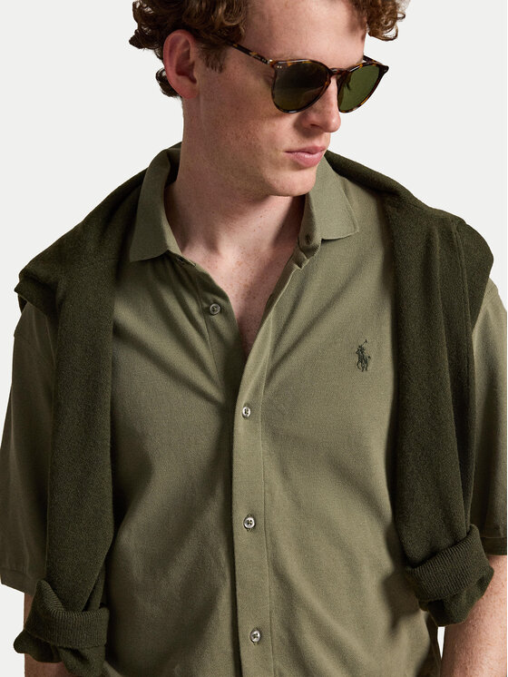 Polo Ralph Lauren Polo Ralph Lauren Marškiniai 710B18514001 Žalia Regular Fit