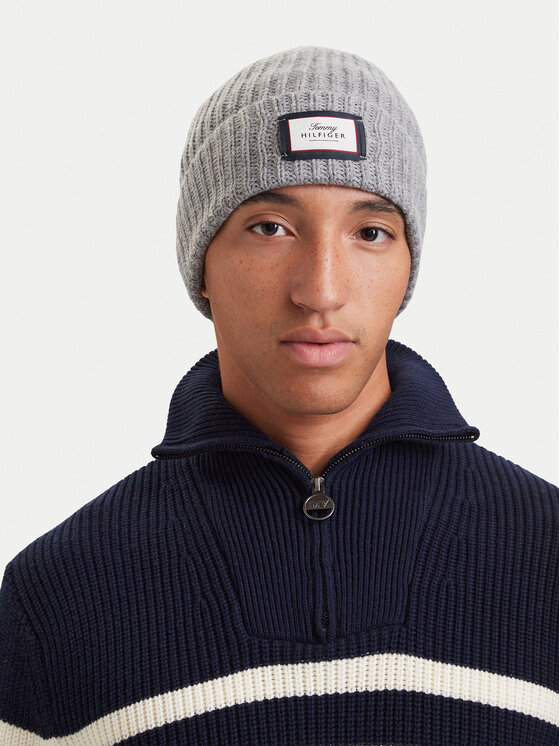 Tommy Hilfiger Tommy Hilfiger Cepure AM0AM14526 Pelēks