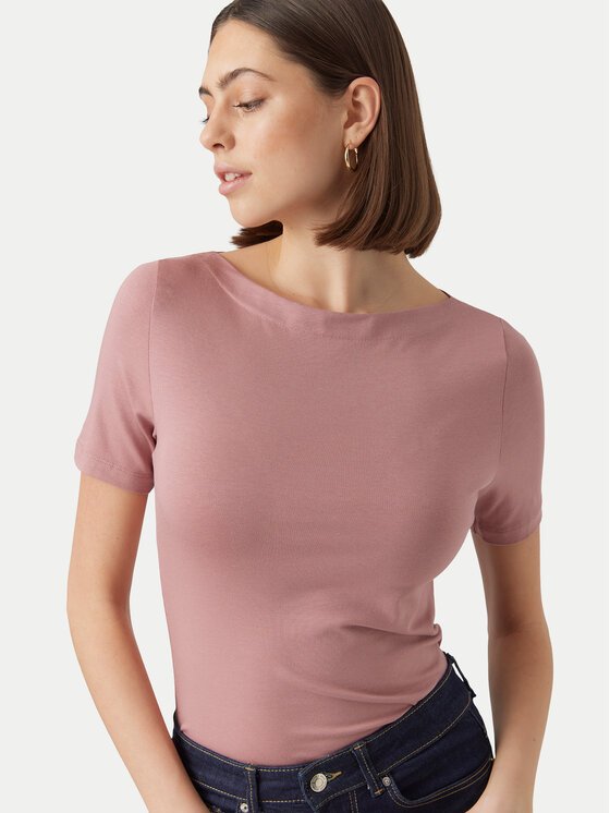 Vero Moda Vero Moda Tričko Panda 10231753 Ružová Regular Fit