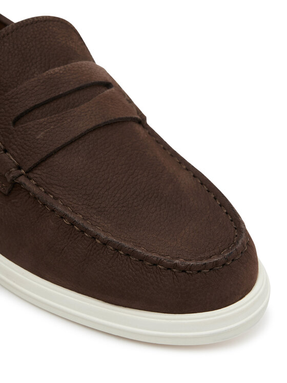 Tommy Hilfiger Tommy Hilfiger Mokasini Nubuck P Loafer FM0FM05350 Rjava