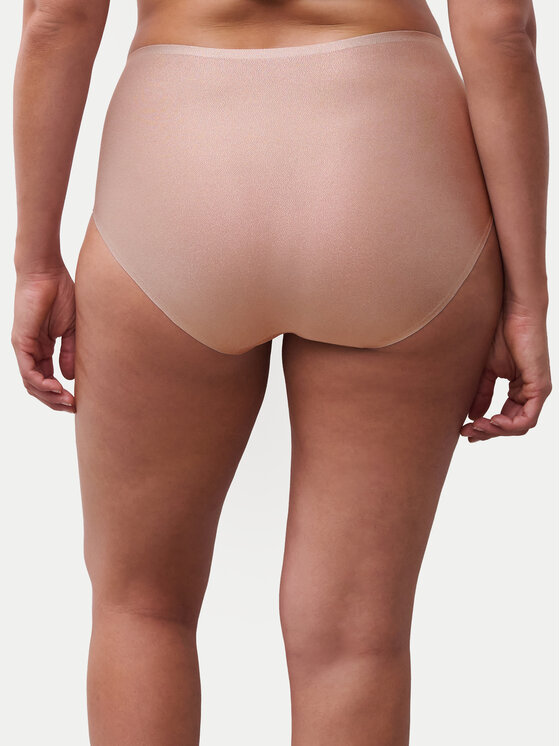 Chantelle Chantelle Chiloți clasici cu talie înaltă Soft Stretch C11DC7 Bej