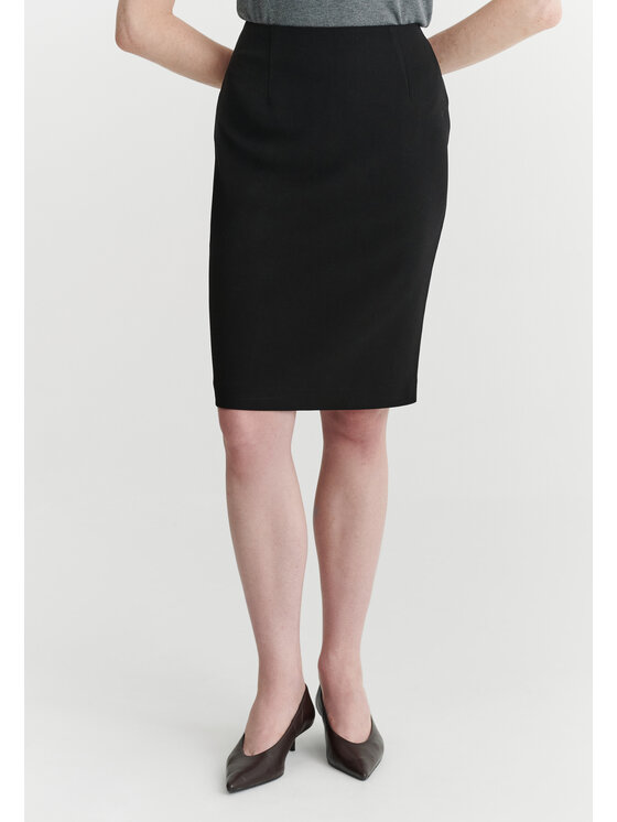 TATUUM TATUUM Spódnica midi MONITA Czarny Flare Fit