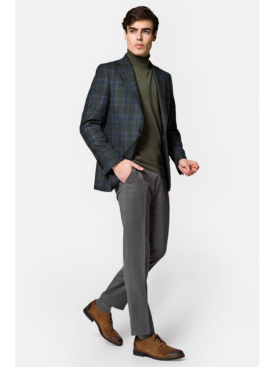 Lancerto Lancerto Marynarka MA099222000011 Zielony Slim Fit