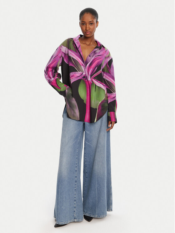 Desigual Desigual Camicia Orquidea Lacroix 25WWCW20 Multicolore Relaxed Fit