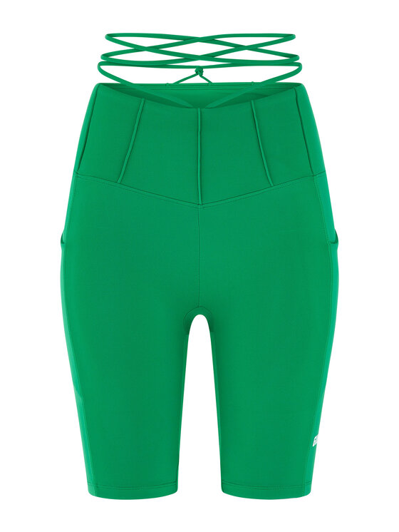 Guess Guess Biciklističke hlače Brigit V3GD02 MC04Z Zelena Super Skinny Fit