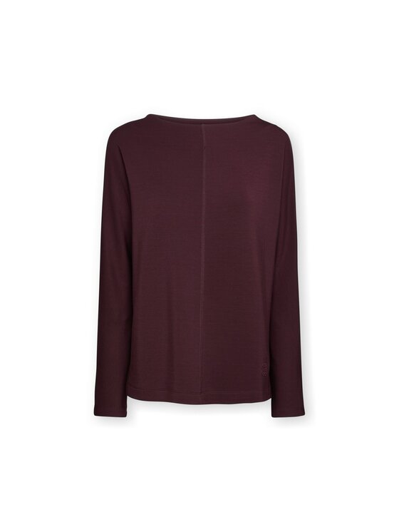 Elena Mirò Elena Mirò Bluza G806Z000675N039 Bordowy Regular Fit