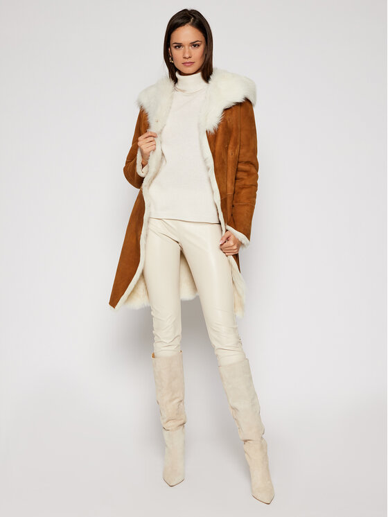 Ugg Ugg Kožený plášť 1017644 Hnedá Regular Fit
