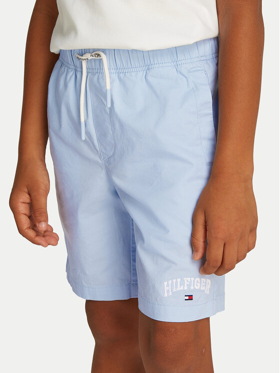 Tommy Hilfiger Tommy Hilfiger Pantaloni scurți sport KB0KB09642 Albastru celest Regular Fit