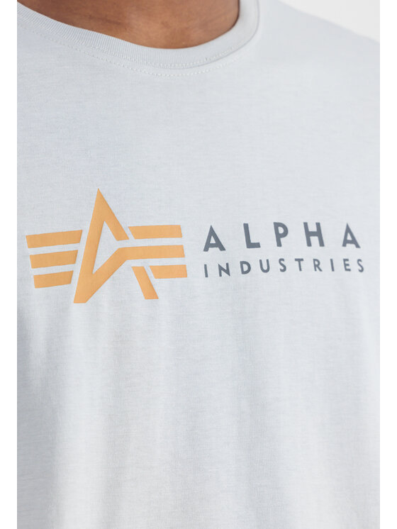Alpha Industries Alpha Industries T-Shirt AI.118502-666-L Szary Regular Fit