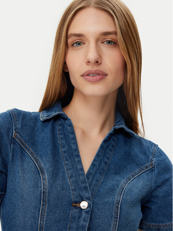 Morgan Morgan Rochie de blugi 241-ROGLA Albastru Regular Fit