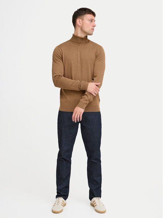 Blend Blend Rollkragenpullover 20717446 Braun Regular Fit