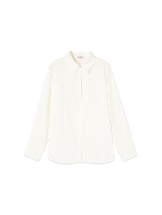Oltre Oltre Koszula 5112R003250N011 Biały Regular Fit