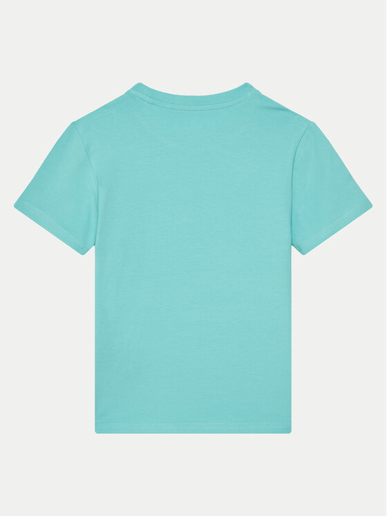 Guess Guess Tricou L5GI29 J1314 Turcoaz Regular Fit