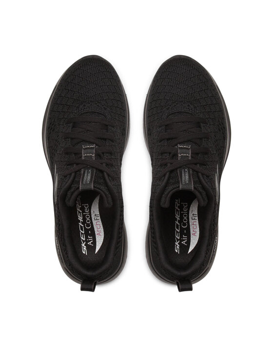 Skechers Skechers Αθλητικά Go Walk Arch Fit 124403/BBK Μαύρο
