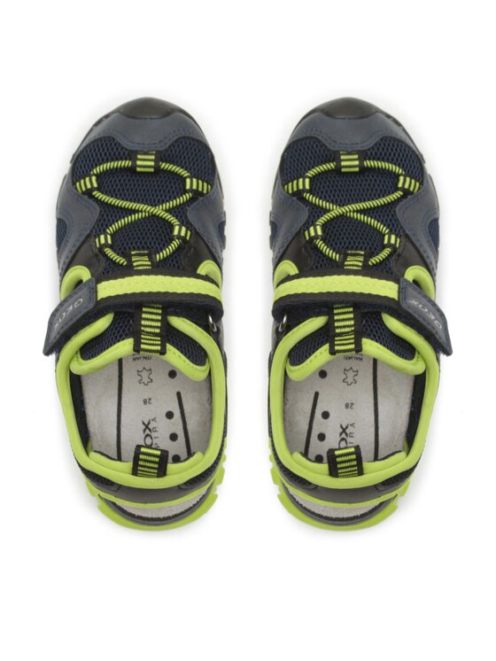 Geox Geox Sandale J Sandal Dynomix Boy J35GHA014MEC0749 S Tamnoplava
