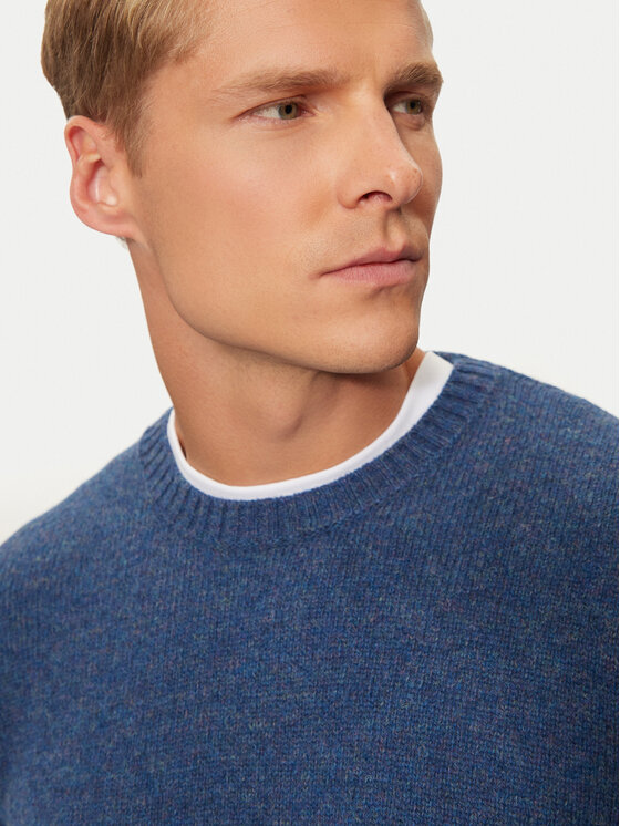 United Colors Of Benetton United Colors Of Benetton Maglione 103MK1N24 Blu Regular Fit