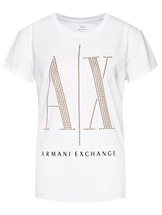 Armani Exchange Armani Exchange T-shirt 8NYTDX YJG3Z 9130 Bianco Loose Fit