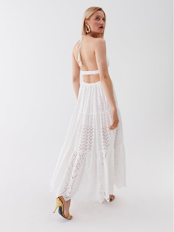 Patrizia Pepe Patrizia Pepe Літня сукня 2A2580/A288-W146 Білий Regular Fit