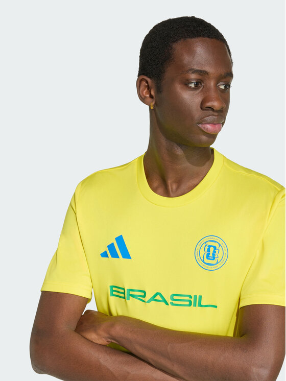 adidas adidas Koszulka techniczna FIFA World Cup 26™ Brazil Żółty Regular Fit